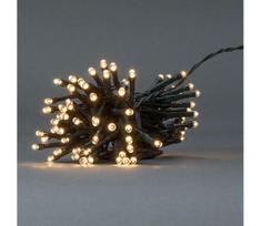 Nedis CLBO96 - LED girlianda 96xLED/7 funkcijų/3xAA 7,7m IP44 šiltai balta