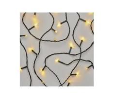 LED  lauko girlianda 80xLED/3xAA 6,1m IP44 šiltai balta