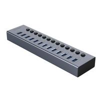 Orico BT2U3-13AB Hub 13x USB-A 3.0 su jungikliais - pilkas