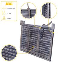 JAG25-0014 Žaliuzinis cinkuotas galinis sietas, lamelė-22mm JAG PREMIUM
