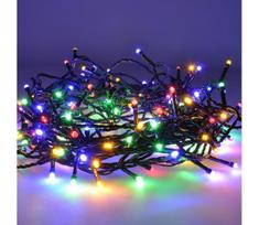 Brilagi - LED lauko girlianda 300 LED / 8 režimai, 35 m, IP44, daugiaspalvė