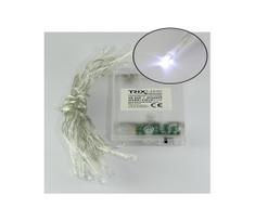 LED girlianda 20 LED / 2 funkcijos, 2,4 m, šaltai balta