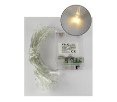 LED girlianda 20xLED/2 funkcijos 2,4m šiltai balta