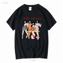 Spice World marškinėliai Grohls žaidimo įkvėpti 90-ųjų S 4XL ilgomis arba trumpomis rankovėmis vintažiniai skalbti universalūs gatvės drabužiai vyrams patogūs S