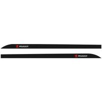 For Peugeot 2pcs Carbon Car Door Side Skirt Sill Stripe Sticker Decals Styling For Peugeot 206 207 208 107 106 205 4008 607 108 ruda