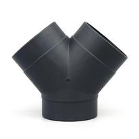 75 mm plastikinio oro ventiliacijos ortakio Y formos jungtis alkūnės vamzdžio išleidimo anga išmetimo jungtis orui dyzeliniams varikliams stovėjimo šildytuvo dalys spain