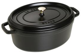 Staub Roaster oval 33cm 6,7l black Schwarz 40509-322-0 405093220 (40509-322-0) | 40509-322-0 | 3272341033253