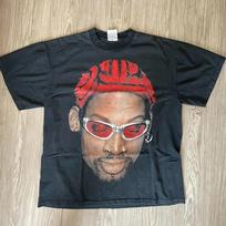 Vtg style Dennis Rodman rap hip hop short sleeve black classic shirt Reprint Unisex T-Shirt XXXL gray