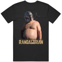 Randalorian juokingas parodijos Mandalorian berniukų marškinėliai Unisex marškinėliai XXXL