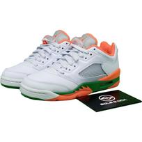 Jordan 5 Retro Low Miami Hurricanes (GS) Brilliant Orange FQ1293-018 36