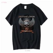 Primal Fear Metal Commando Sunkios Grupės Marškinėliai vintage Skalbti Šiek tiek Kvėpuojantis vyriški Kasdieniai Tampomi Unisex Patogūs S