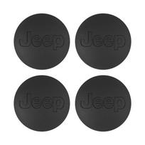 For Jeep 4Pcs 55/63MM Car Emblem Wheel Center Cover Hub Accessories For Jeep Grand Cherokee Wrangler JK Gladiator Compass Ren