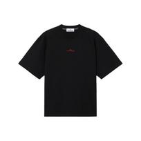 Stone Island Išsiuvinėtas logotipas Apvalios apykaklės trumpomis rankovėmis T-shirt Vyriški viršutiniai drabužiai K2S152100021S0233V0029 L