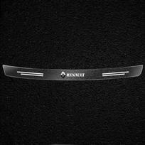 Interior Stickers Car Transparent Trunk Rear Guard Plate Sticker For Renault Megane 2 3 4 RS Grand Scenic Clio 4 Captur Duster A black