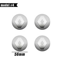 „Renault 2026“ nauji ratlankių gaubtai, skirti „Renault Megane 2 Duster Logan Captur Clio 4“ (4 vnt.) 56 mm 60 mm 65 mm automobilio stiliaus ratlankio centro stebulei C