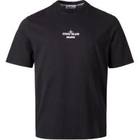 Stone Island raidžių spaudos apvalios apykaklės trumpomis rankovėmis marškinėliai vyrams T-shirts K2S152100037S0091-V0029 S