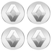 Interjero Lipdukai 4vnt 56mm Automobilio Ratlankio Centrinės Dalies Dangtelio Ženklelis Emblema Lipdukas Ratlankio Lipdukas Renault Megane 2 Twingo Clio Talisman