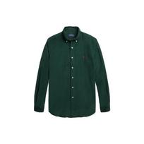 Polo Ralph Lauren FW23 Vienspalvis marškinis ilgomis rankovėmis su išsiuvinėtu logotipu Vyriški marškiniai Žalias MNPOWOV16823126-300 M