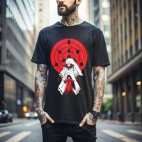 MENS WOMENS Madara Uchiha T-Shirt Naruto Itachi Manga Strip Anime Gift Shirt Soft Tee 416 4XL