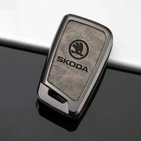 2025 Naujo automobilio sulankstomo pultelio dėklas Dangtelis Apsauginis korpusas Maišelis Skoda Octavia A5 A7 Fabia Superb Kodiaq Karoq Raktų pakabuko priedas