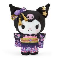 Sanrio Kuromi Plush Toy 067709 (Kimono) black