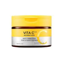 MISSHA Vita C Plus Spot Correcting Tone-Up Ampoule Pads Brightening Vitamin C Toner Pads 80 Sheets / 210g