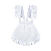 Modern Style Maid Apron For Cosplay Role Play Costume Party Lightweight Polyester Aprons With Adjustable Straps 1