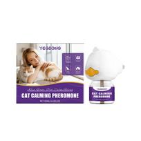 Yegbong Cat Calming Diffuser 45ml - Pet Mood Support, Relieves Anxiety & Stress, Soothes Cat Emotions for Daily Pet Care