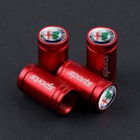 Alfa Romeo 4vnt. Metaliniai Automobilio Vožtuvų Dangteliai Ratų Padangų Oro Vožtuvų Kamšteliai Sportinis Logotipas Dangtelis Alfa Romeo Sportiva Stelvio Giulia A For Alfa Romeo