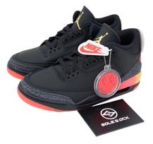 J. Balvin x Air Jordan 3 Retro Rio Vyriški Retro sportbačiai Juodi FN0344-001 36
