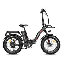 Fafrees F20 Max Elektrinis dviratis 500W Variklis Dvigubi Diskiniai Stabdžiai 48V 30AH Sulankstomas Miesto E-dviratis Maksimali Apkrova 150Kg LCD Ekranas raudona
