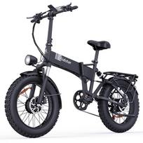 Elektrinis dviratis Ridstar H20 Pro 1000Wx2 variklis Sulankstomas elektrinis dviratis suaugusiems 48V 23AH LCD ekranas Didžiausias greitis 45Km/h 20 x4.0  padanga