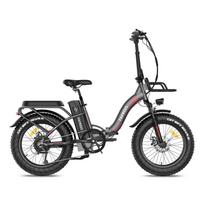 Elektrinis dviratis Fafrees F20 Max 500W variklis Sulankstomas elektrinis dviratis 48V 30AH 20 x4.0  padanga Suaugusiųjų E-bike Didžiausias greitis 45Km/h LCD ekranas raudona