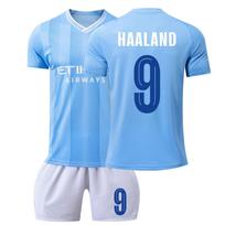 2324 „Manchester City“ namų futbolo marškinėliai Šortų pėdkelnių rinkinys Naujas Šortų pėdkelnių rinkinys Vaikų dydžio rinkinys S