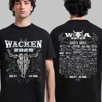 Wacken Open Air 2025 Festivalis Nuo liepos 30 iki rugpjūčio 2 Mašina Dvišalis Marškinėliai Unisex Marškinėliai XL