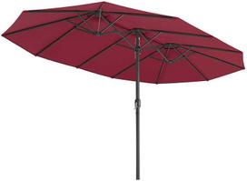 Songmics Dvigubas skėtis 460 x 270 cm su rankenėle ir apsauga nuo UV spindulių