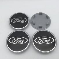 Automobilio lipdukas 4 vnt. 3D, skirtas Ford, 63 mm, 62 mm, automobilio emblema, ratlankio centrinis dangtelis, ženklelio apdangalai, lipdukas, lipdukas, stilius, auto aksesuarai