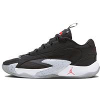 Air Jordan Luka 2 PF Juodi Cementiniai Unisex Sportbačiai Ryškiai-Raudoni Vilko-Pilki Balti DX9012-006 44.5