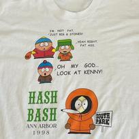 Vintažiniai South Park Hash Bash 1998 m. marškinėliai Dydis S-5XL Pakartotinai išspausdinti unisex marškinėliai XXXXL