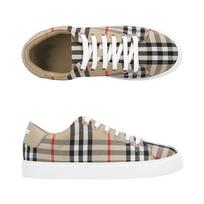 Burberry Patikrintos Odinės Kelnės A7026 8049777 A7026 (36.5)