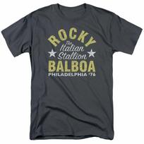 26 Rocky Rocky Philly T Shirt Mens Licensed Boxing Movie Balboa Creed Charcoal Unisex T-Shirt XXXL