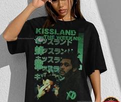 The Weeknd Kiss Land Marškinėliai XO Albumo Grafinis Marškinėlis Unisex Gerbėjų Prekės Unisex Marškinėlis L