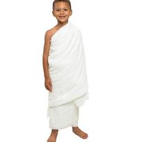Vaikams Berniukams Ihram rankšluosčių rinkinys Umrah ir Hajj musulmonų piligrimystei Patogūs dėvėti 1 balta