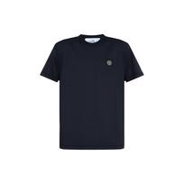 Stone Island Compass Patch Logo T-Shirt Navy Blue Men Tops 801524113-A0020 S