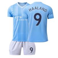 2324 „Manchester City“ namų futbolo marškinėliai Šortų pėdkelnių rinkinys Naujas Šortų pėdkelnių rinkinys Vaikų dydžio rinkinys S
