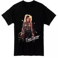 Tina Turner NAUJI marškinėliai juodi su parašu Unisex S iki 5XL 3F203 Unisex marškinėliai S