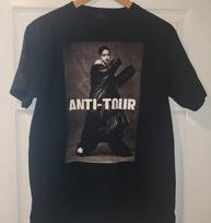 Vintažiniai Rihanna Anti-Tour vyriški juodi medvilniniai marškinėliai Visų dydžių S-345XL 1HRA21 Unisex marškinėliai M
