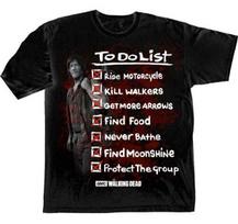 The Walking Dead Daryl Dixon To Do List T-shirt Official Licensed Funny OOP Unisex T-Shirt L