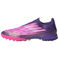 Adidas F50 League Ly Be raištelių Dirbtinės dangos Unity Purple Avalynė White Lucid Lemon Vyrams JQ9733 EU 40 rožinė