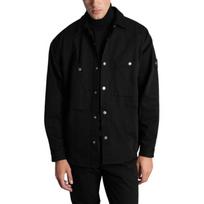 Stone Island FW25 Džinsų serija Patogus paprastas ilgomis rankovėmis striukės marškinys Vyriškos striukės K2S151100008S00J5V0029